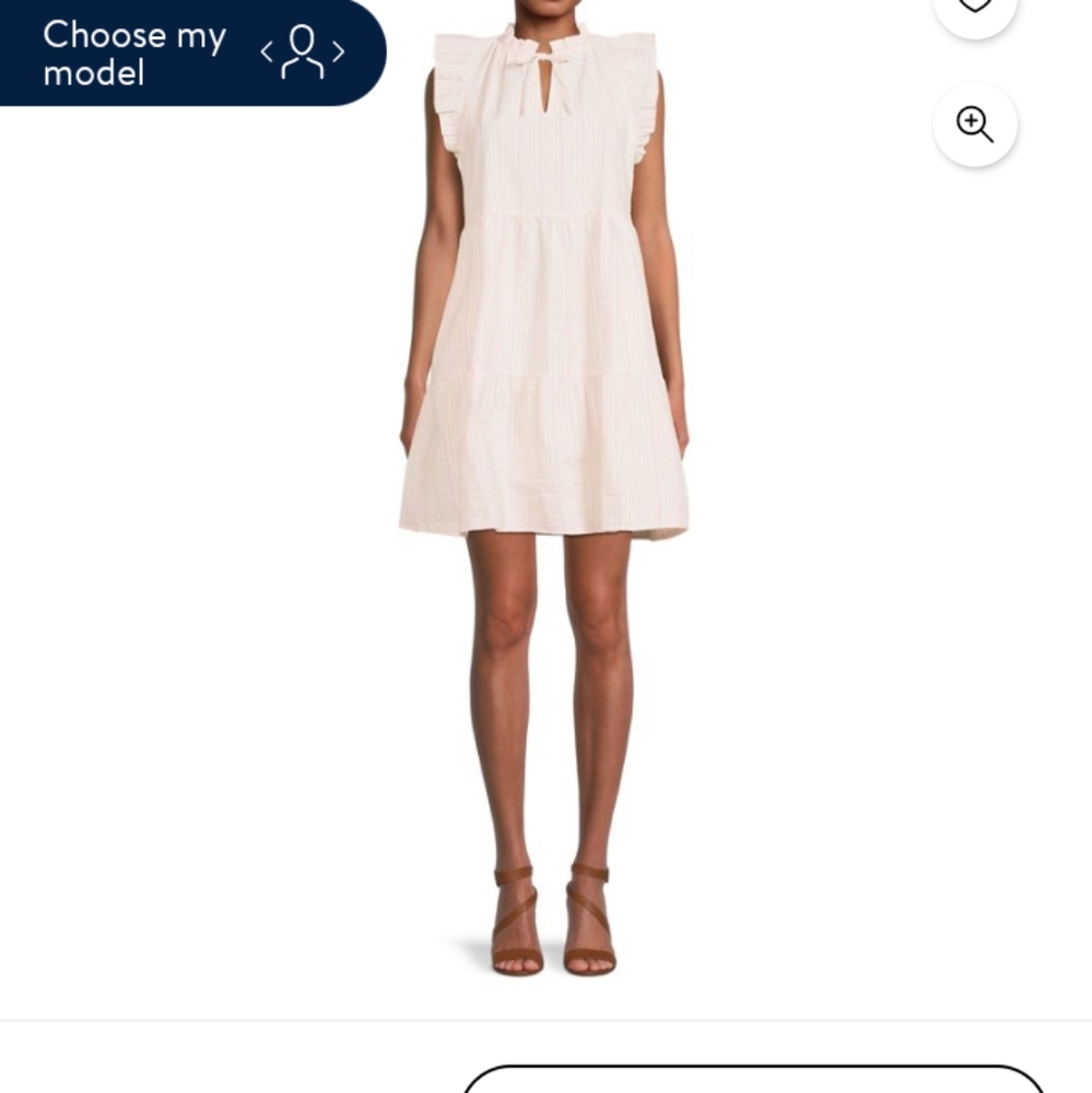 Womens flowey ruffled dress
